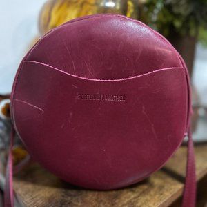 'Almost Perfect' Small Circle Crossbody by Portland Leather